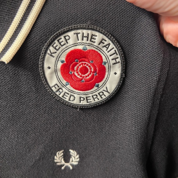 RARE Fred Perry Mod patches northern soul polo - Picture 5 of 6